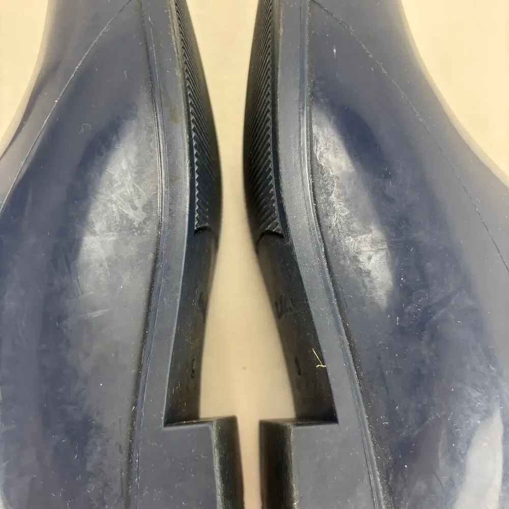 Sam Edelman Navy Blue Tinsley Rain Boots Chelsea 9